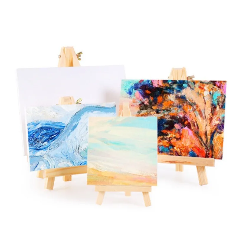 Белый холст для рисования, пустой костюм, натянутые холсты для рисования, холст Minis для рисования наждачных части HB01