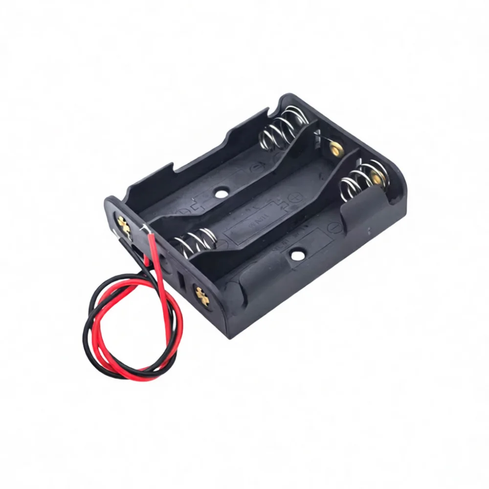 AA Battery Holder Box With Cov - огляд і ціна Diy Electronics Holder