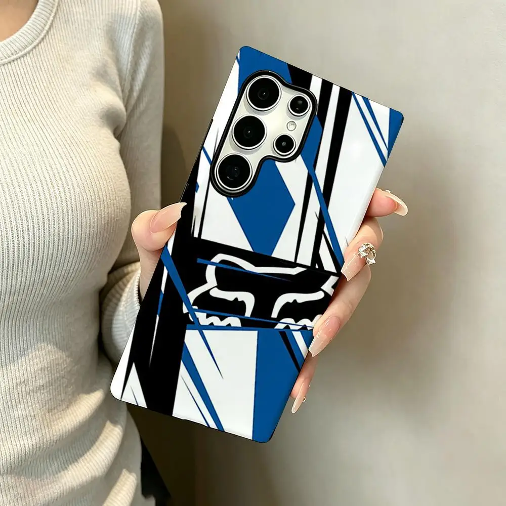 Hot fashion F-Fox-es cool design  Phone Case For Samsung Galaxy S25 S24 S23 S22 S21 Plus Ultra 2-in-1 Glossy shell