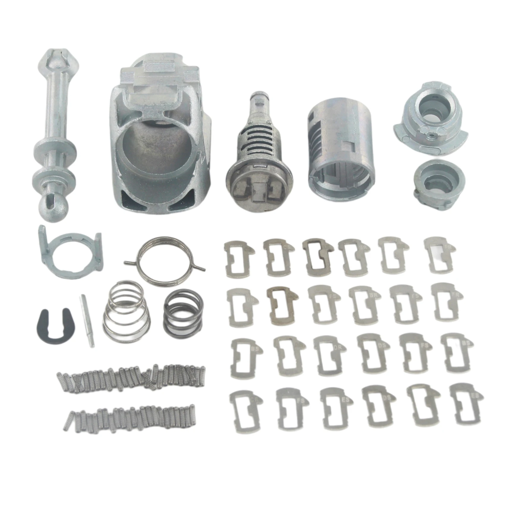 for Peugeot 407 Citroen C4 2004-2011 Picasso 2006-2008 Front Left Door Lock Cylinder Barrel Disassembled Repair Kit W/O Keys