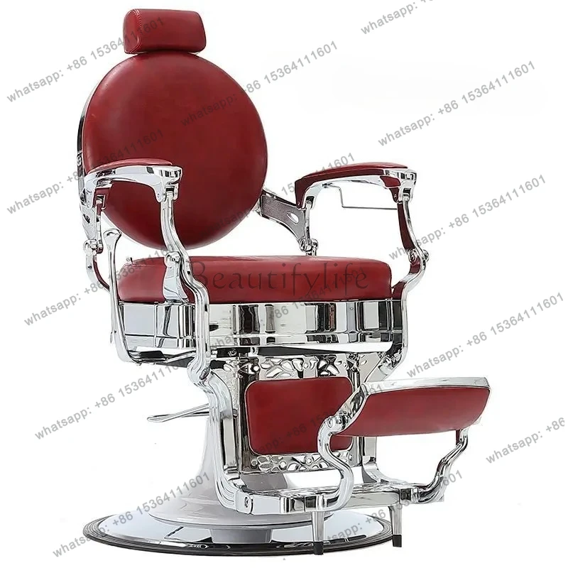 

Oil head chair retro men's hair salon hair salon recliningcutting shaving repair hair