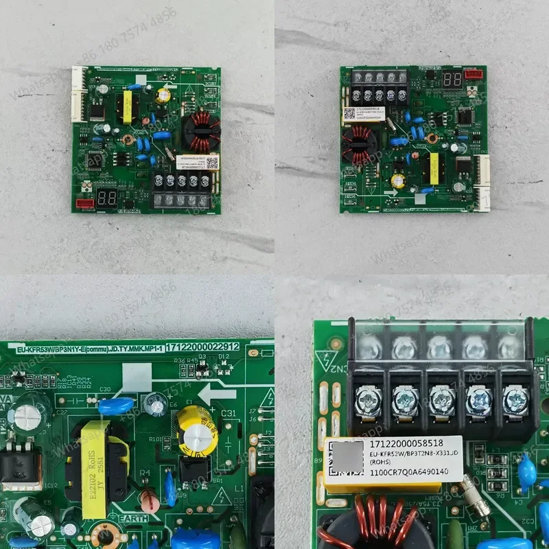 Main Board for Midea Outdoor Unit EU-KFR52WBP EU-KFR53W/BP3N1Y-E Replacement Part 17122000022912 Air Conditioner PCB
