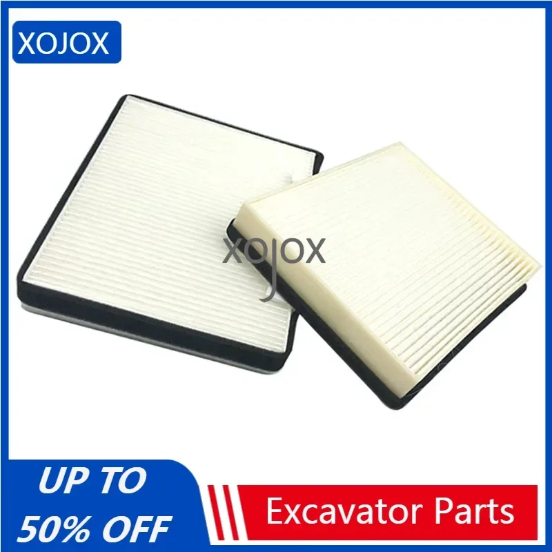 XOJOX For Excavator Sumitomo SH120 130 210 240 300 350-5A5 built-in external air conditioning filter mesh high quality