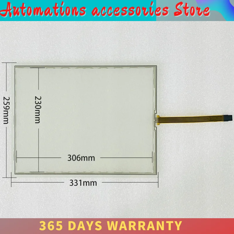 Стеклянный дигитайзер сенсорной панели для 6AV7872-1FE24-0AF0 6AV7724-1BB10-0AD0 PC670-15 с защитной пленкой на переднюю панель