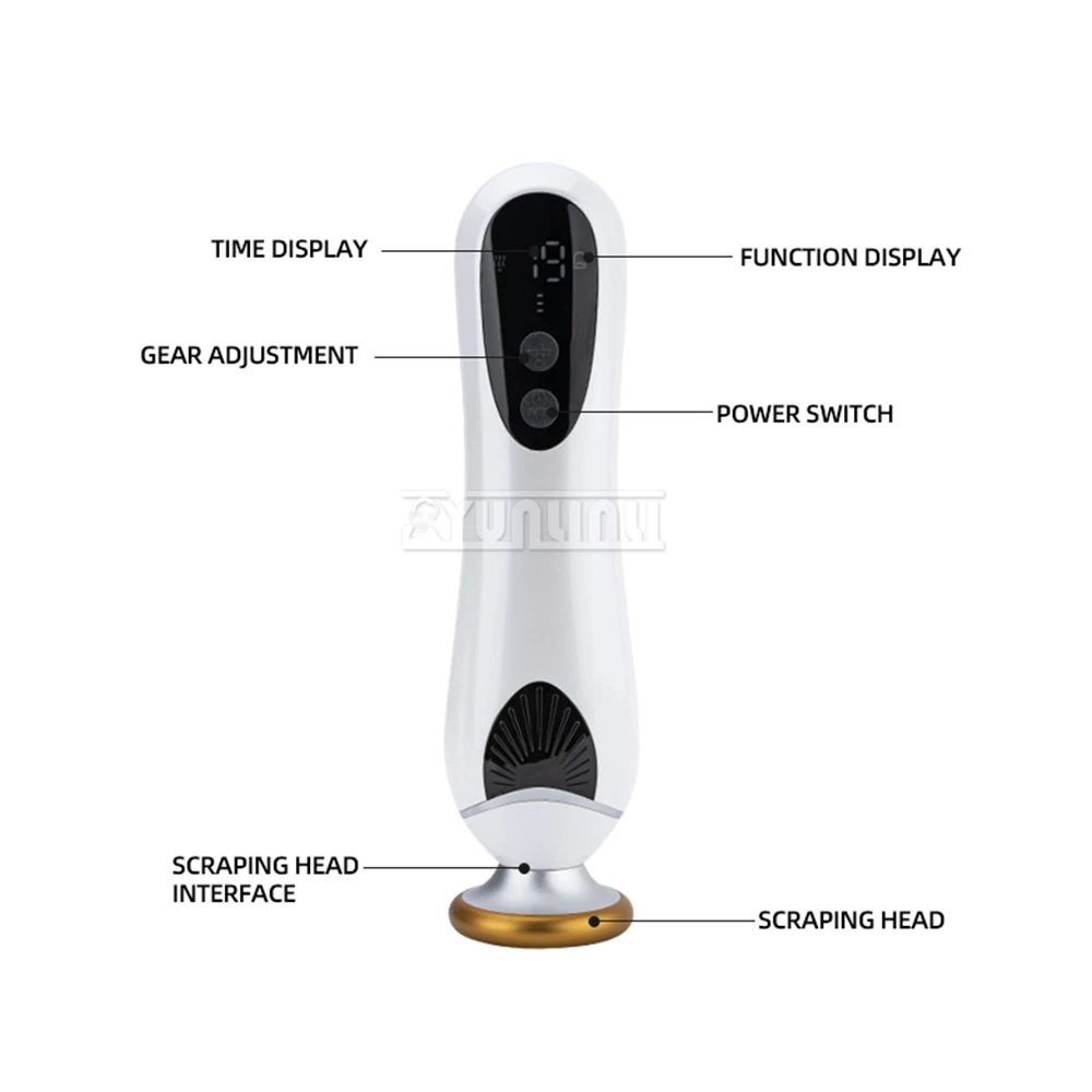 Household electric scraping massage beauty instrument intelligent negative pressure sliding jar scraping