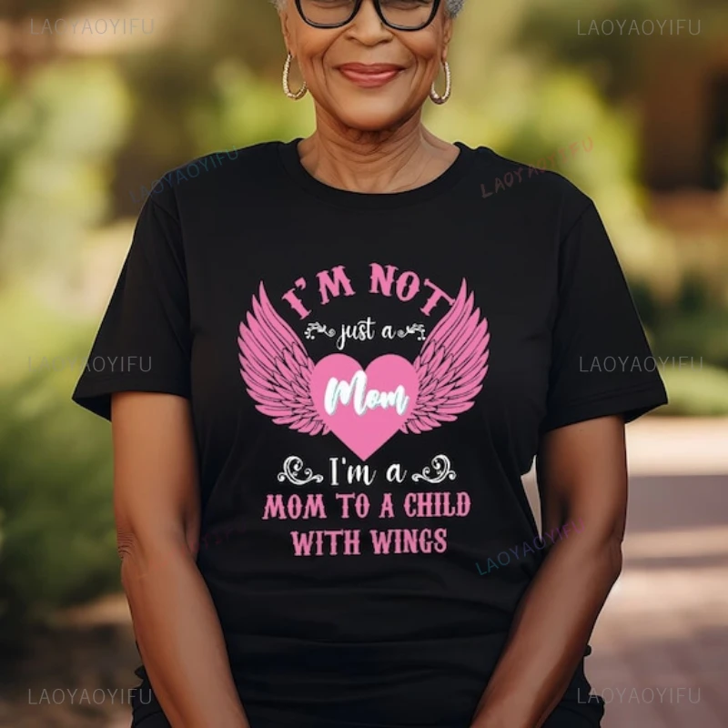 Magliette grafiche Happy Mother's Day Mamma Strong Women Summer Maglietta in cotone di alta qualità Moda ispiratrice Regalo a maniche corte