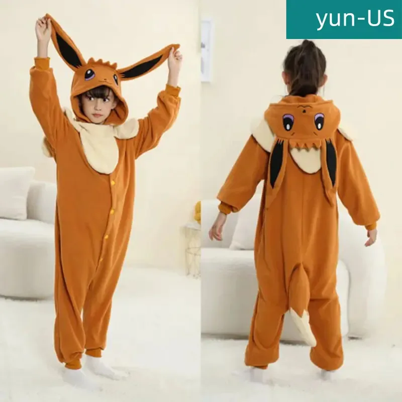 أطفال Kigurumis الأطفال صبي فتاة نيسيي أنيمي منامة