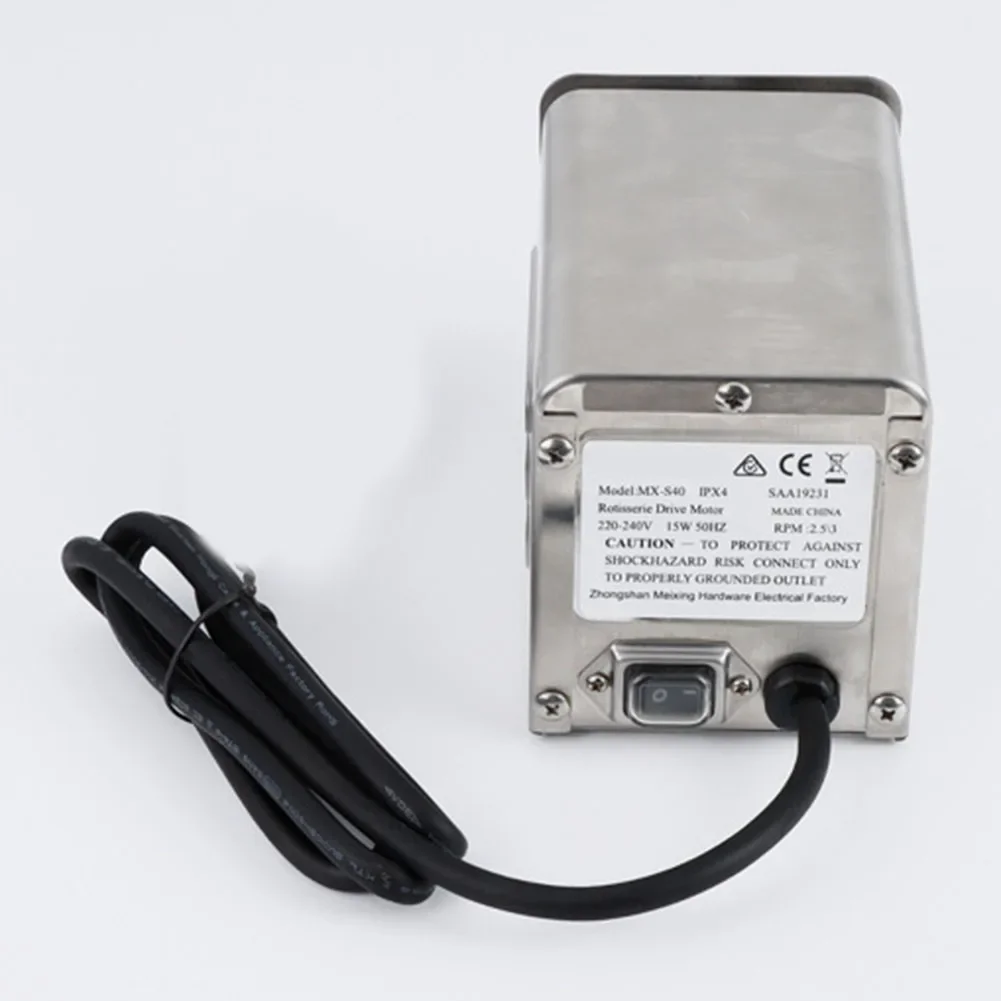 

Grill Motor For Grill Spit SP-S40 Stainless Steel BBQ Grill Accessories BBQ Spit Rotisserie Outdoor Barbecue Parts