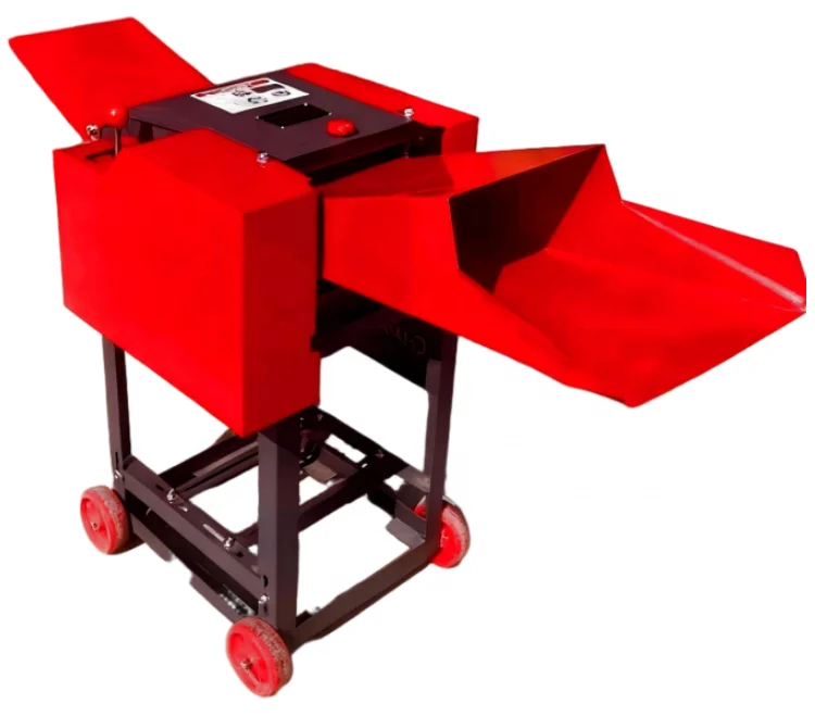 Chaff Cutter Small Farm Silage Chopper Straw Maize Stalk Shredder Cattle Feed Crusher Machine Heavy Duty