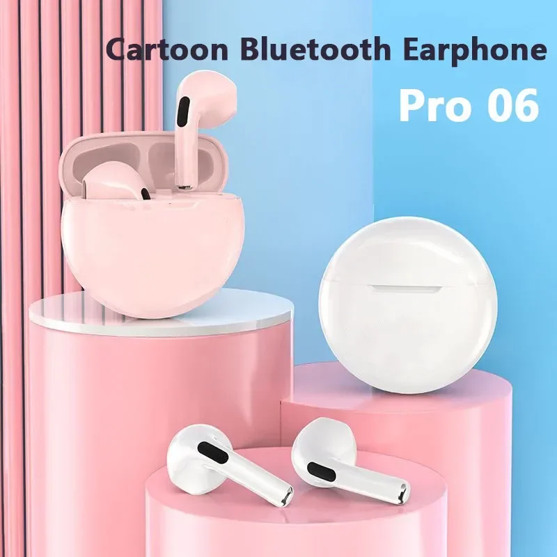 Air Pro 6 TWS Wireless Headphones with Mic Fone Bluetooth Earphones Sport Running Headset for Apple iPhone Xiaomi Pro6 Earbuds