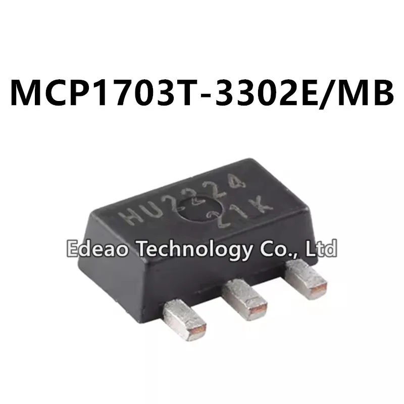 

10 ~ 100 шт./партия, новые MCP1703T-3302E/MB SOT89-3 MCP1703T MCP1703 SOT-89 SMD маркировка: HU **** HU2224