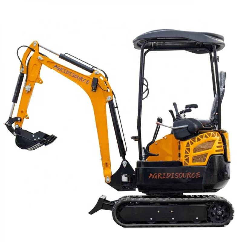 Durable: 1 ton mini excavator micro digger 1 ton small Bagger for sale excavator bucket wheel excavator