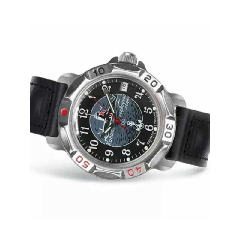 ساعة رجالية ميكانيكية عسكرية من نيتريد التيتانيوم، رياضية خارجية مقاومة للماء