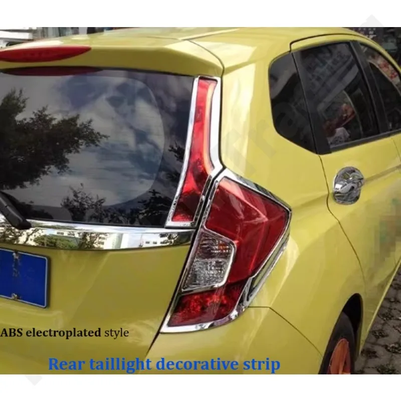 

for Honda Fit 2014-2017 Modified taillight accessories/headlight decorative frame bright strip/front and rear fog lampshade