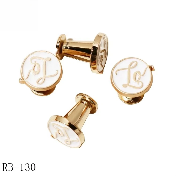 Custom Engraved Name Chicago Screw Rivets, Decorative Stud Screw Back Hardware for Leather Belt & Garment Accessories