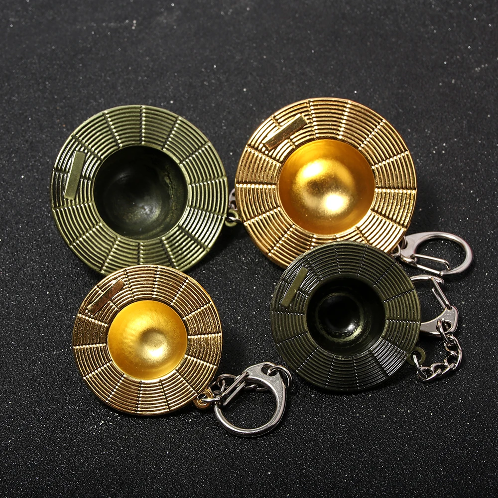 Classic Cartoon Anime Keychain Straw Hat Pendant Metal Keychains For Fans Cosplay Accessories Jewelry Gifts image 2