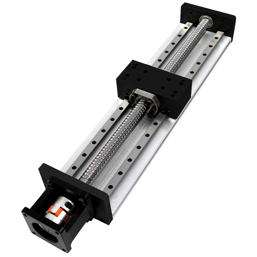 XYZ Table 100mm Width Linear Module Actuators Motorized Sliding Table for Nema 23 Nema 24