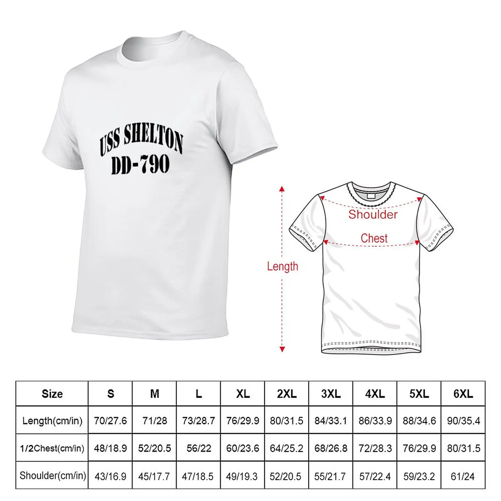 New USS SHELTON (DD-790) SHIP'S STORE T-Shirt anime T-shirt for a boy sublime t shirt mens graphic t-shirts big and tall