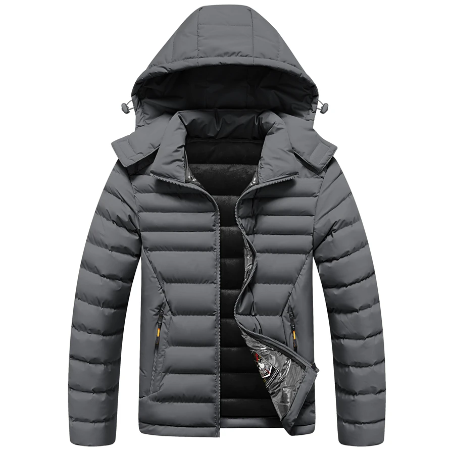 

High-End Down Jacket Men Thermal Jacket Couple Thermal Puffy Winter Jackets for Travel Outdoors Puffer Hooded Coat