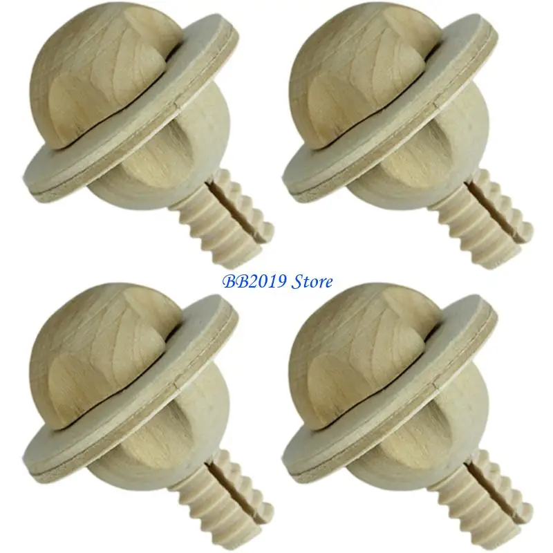 Q0KB Universal Wooden Fixing Screws For DIY Crafts Model Trains And Miniature Projects