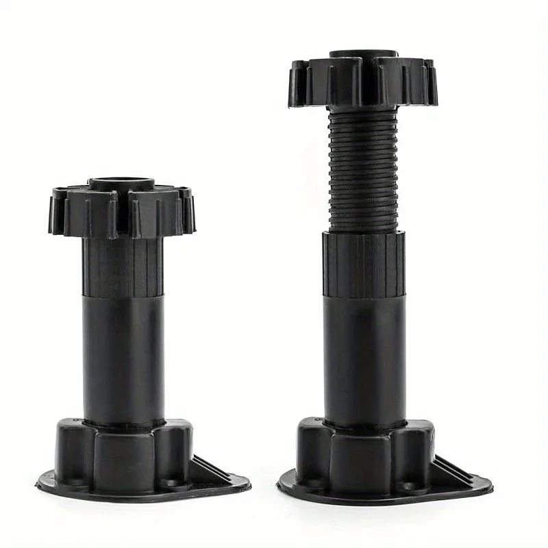 8pcs DIY Cabinet Levelers Kitchen Toe Kick Capacity per Leg Leveler Adjustable Cabinet Feet for Furniture Cabinets Adjustable image 3