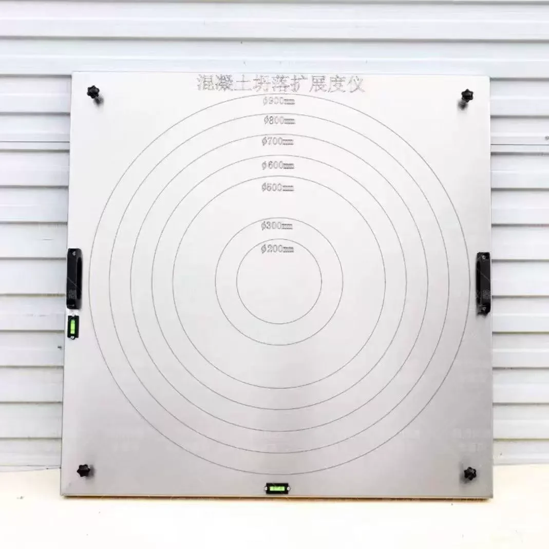 Self-Compacting Concrete Meter Stainless Steel Slump Board Flow Apparatus  for Concrete Workability