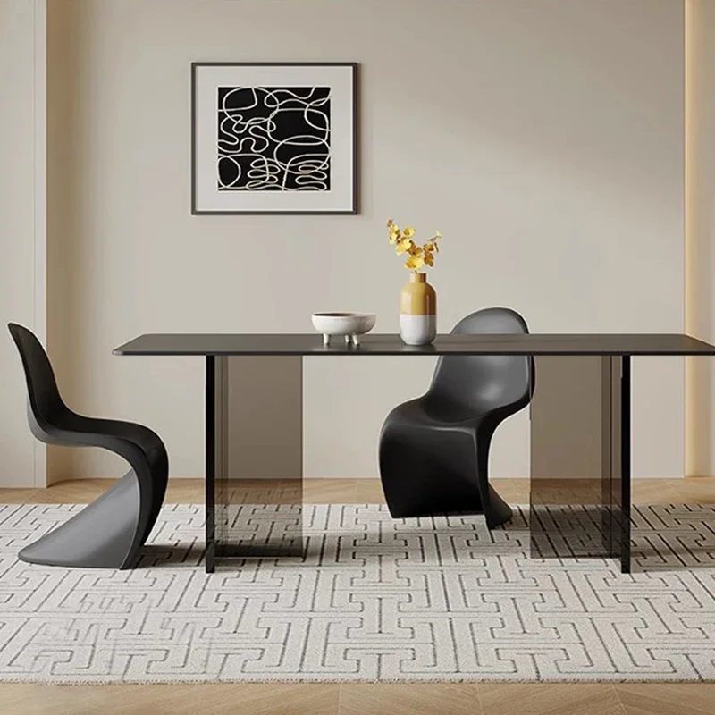 

Italian Coffee Nordic Acrylic Table Modern Simplicity Dining Table Set Design Living Room Moveis Para Cozinha Luxury Furniture