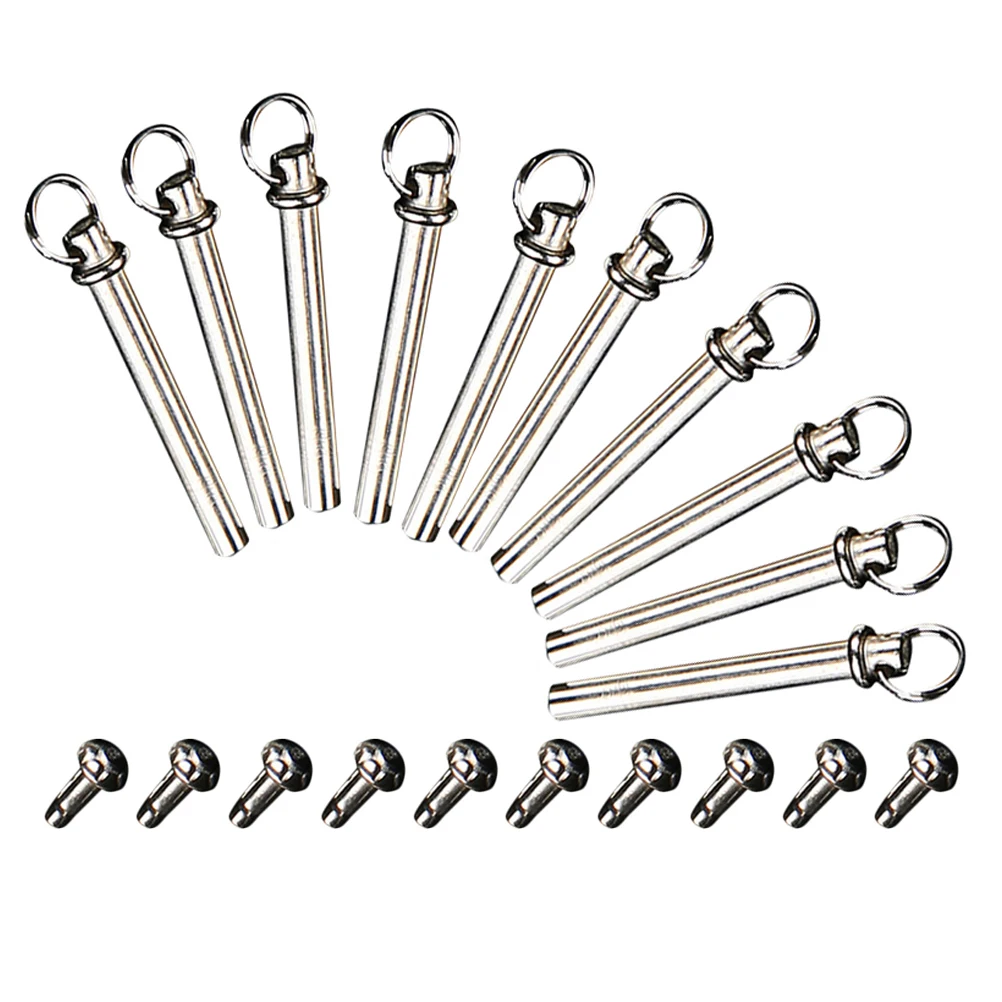 

10 Sets 3mm 27mm Golden Rivets Nail Accessories Folding Fan Shaft Repair Durable Reliable Hand Fan Maintenance Kit Hardware