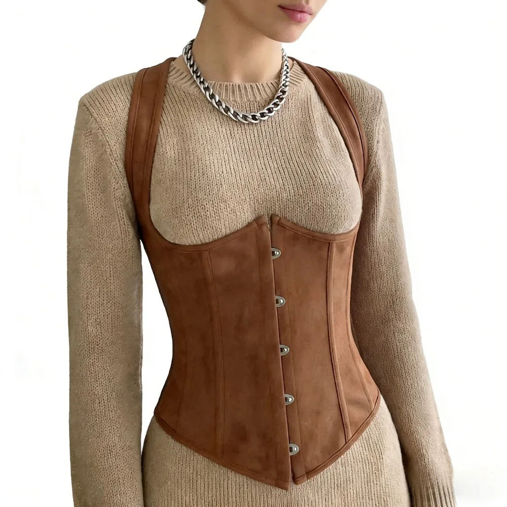 

Корсет-бюстье в готическом стиле больших размеров с бретелями, утягивающий топ для вечерних нарядов