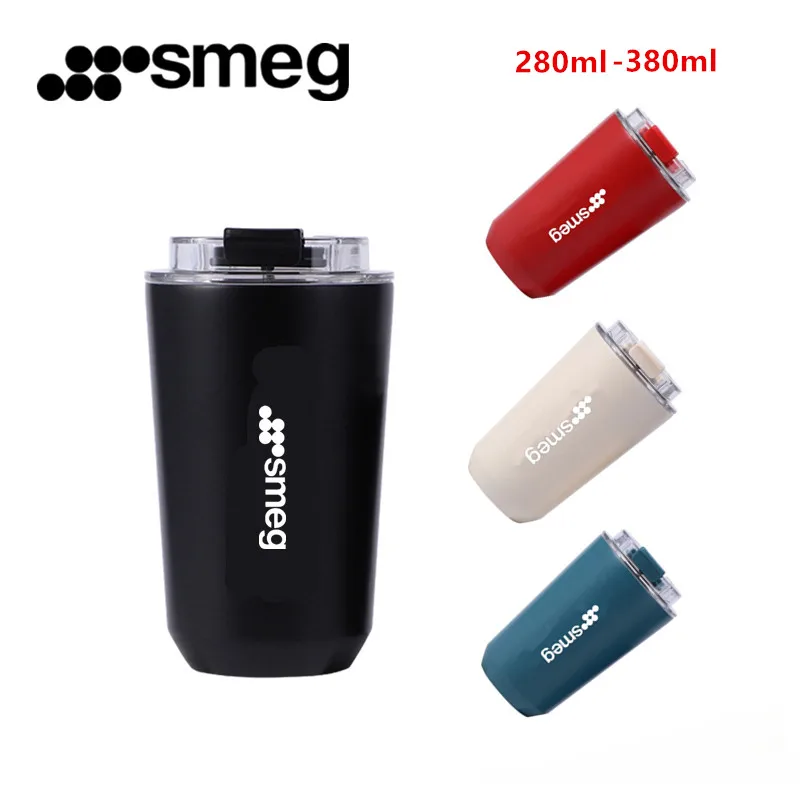 1PCS SMEG travel cup thermos coffee cup thermos water bottle travel stainless steel car vacuum thermos 280ml-380ml