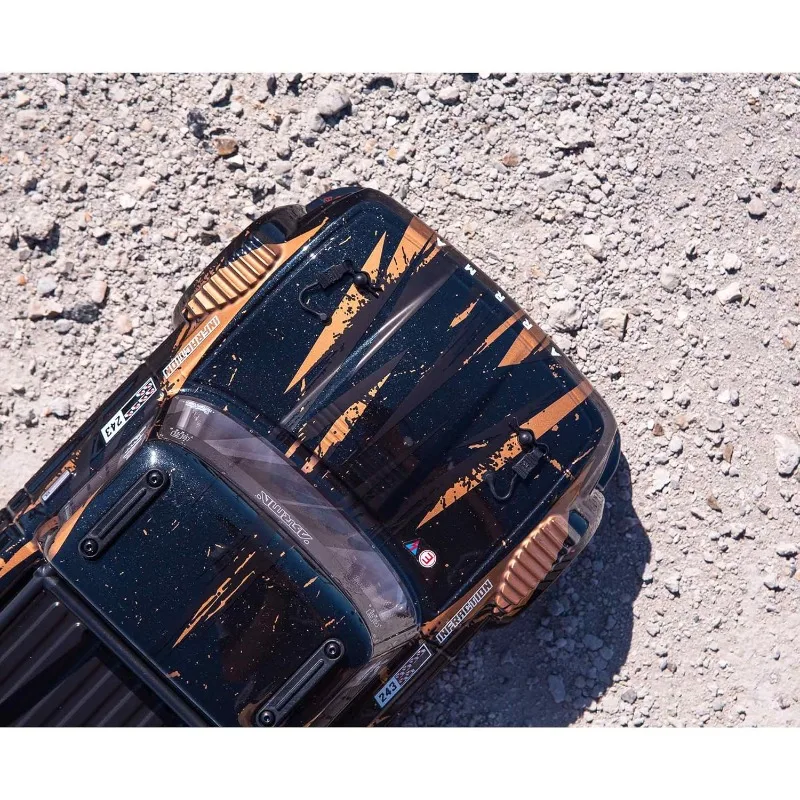 شاحنة RC 1/8 Infraction 4X4 3S BLX 4WD All-Road Street Bash Resto-Mod Truck RTR (البطاريات والشاحن غير متضمن)، ذهبي #3