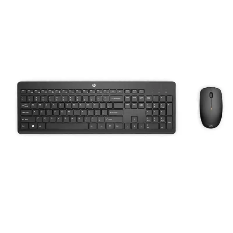 HP T6L04AA Conjunto de teclado y ratón inalámbricos con adaptador para computadora de escritorio y portátil, oficina de negocios, ratón láser,