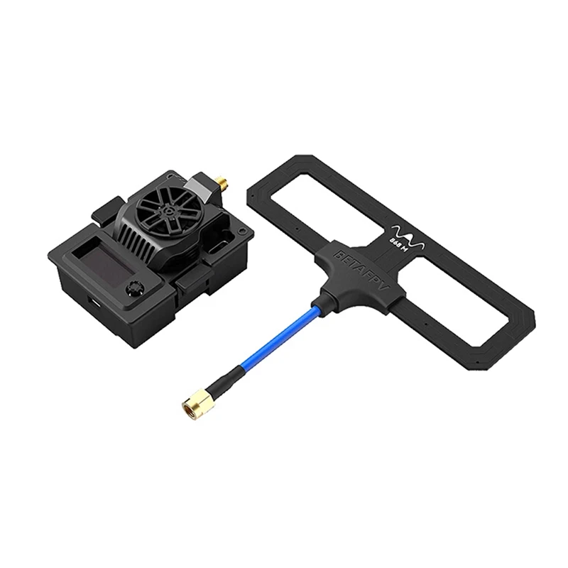 Betafpv micro tx v2 módulo elrs 915mhz 2w rf potência embutida tcxo cnc antena sma para óculos fpv/drones fpv de longo alcance quadcopter