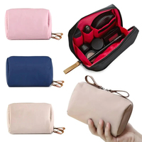 Portable Women's Cosmetic Bag Mini Lipstick Holder Coin Pouch Organizer Small Toiletry Bag Case