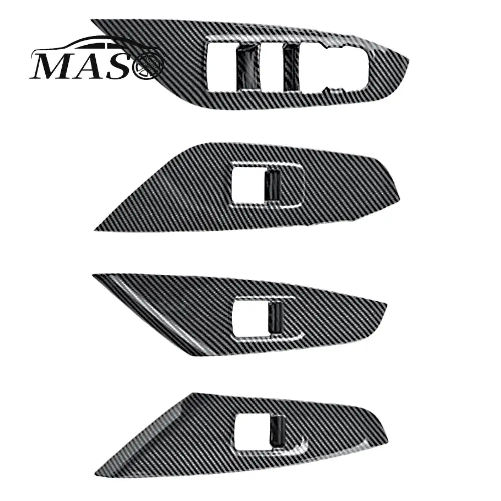 For Chevrolet Trax 2024+interior Accessories ABS blackCar Air Condition Outlet Console Gear Shift Head Window Lift Trim Panel