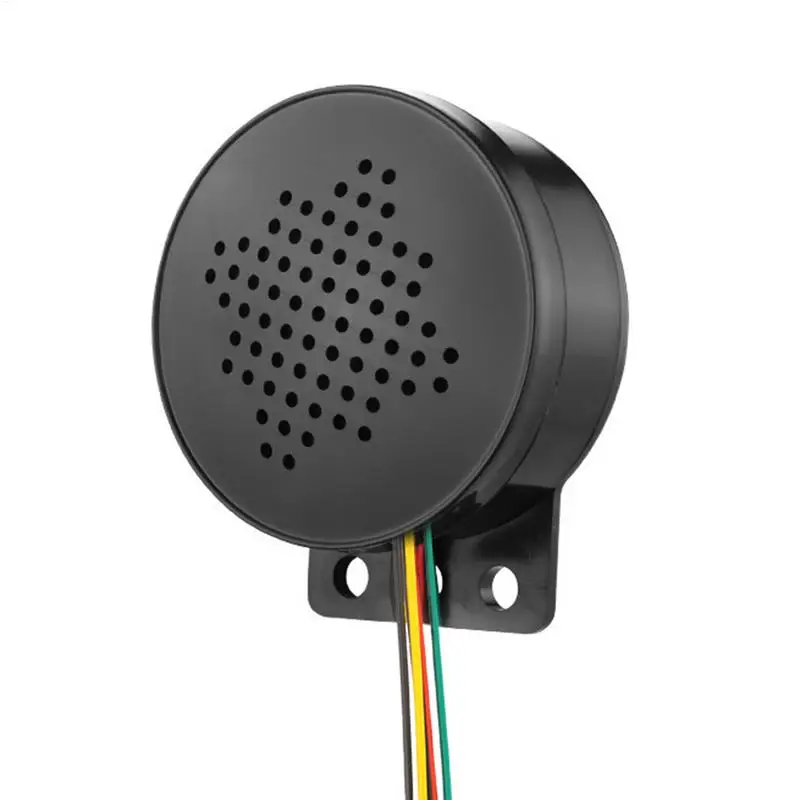 Universal Backup Beeper Sound Warning Alarm 12-24V New Car Start Voice Custom 4-channel Trigger Voice Speaker Prompter Reminder