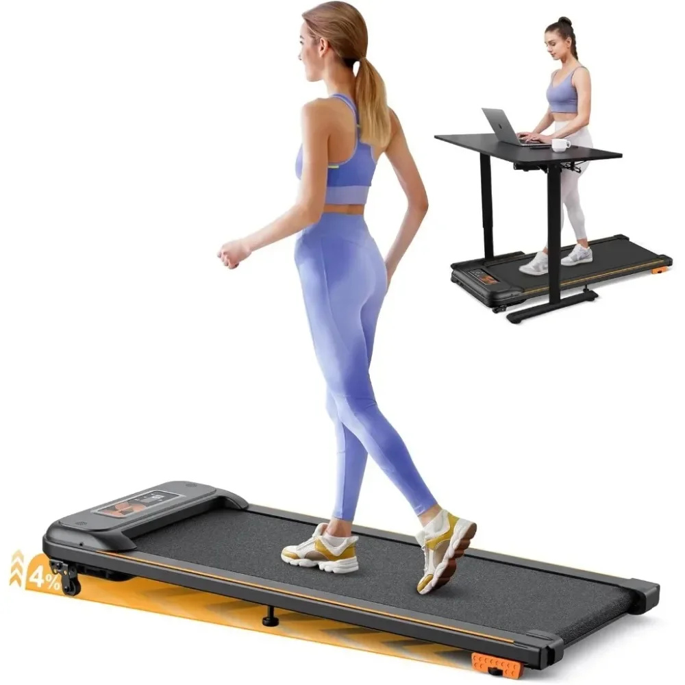 Walking Pad with Incline, Under Desk Treadmill, Portable Treadmills for Home/Office, 2.5HP Walking Jogging Running