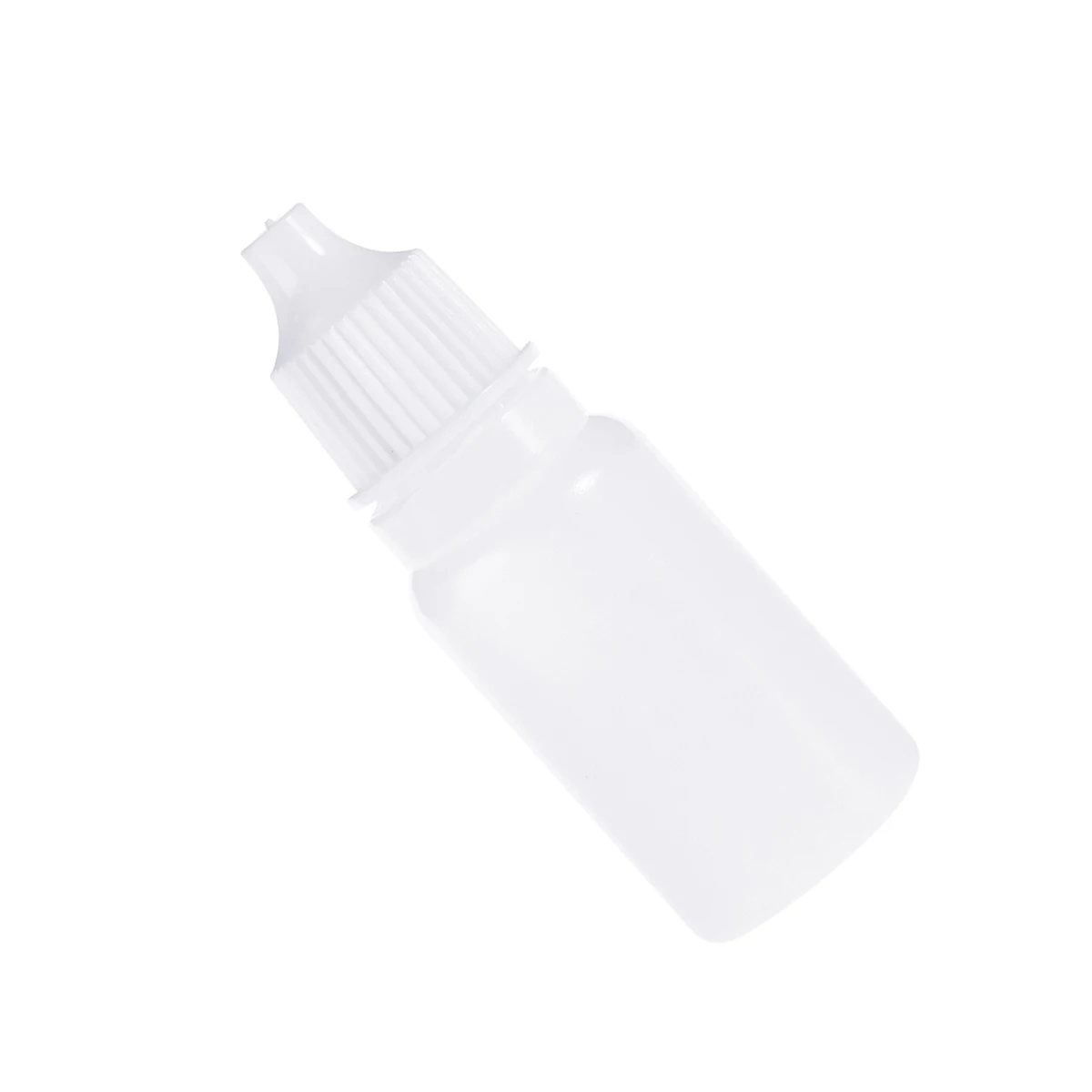 

10 Pcs Empty Squeezable Dropper Bottles Eye Liquid Droppers for Essential Oils White