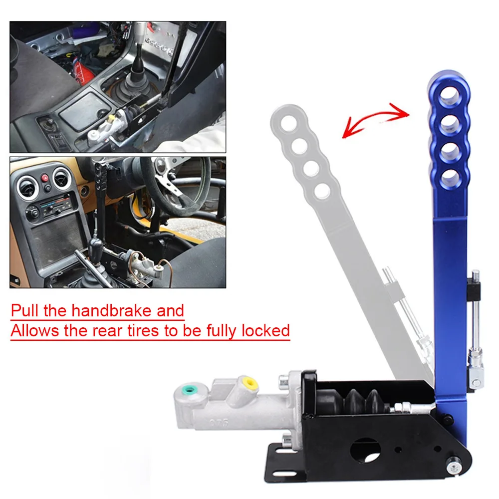 

Aluminum Racing Hydraulic Hand Brake Lever Short 340mm Long 635mm Drift Parking Brake Modification Accessory
