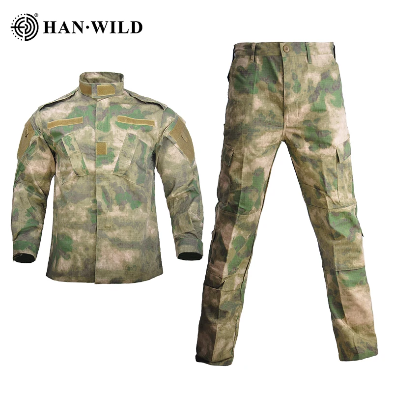 

Outdoor Hiking Combat Uniform Men Wear Resistant Tactical Suit Ripstop Climbing Shirt Camping Softair Pants Sets Hunting Airsoft