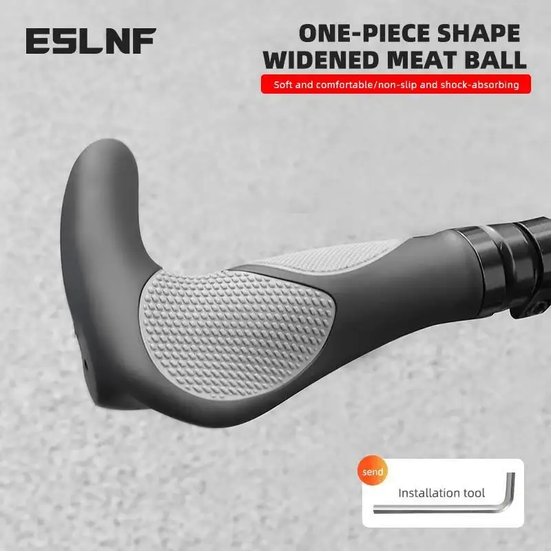 

ESLNF 1 Pcs Bike Handlebar Grips For Comfort Ergonomic Style To Lessen Hand Tiredness Enhance Control Perfect Bicycle Accessory