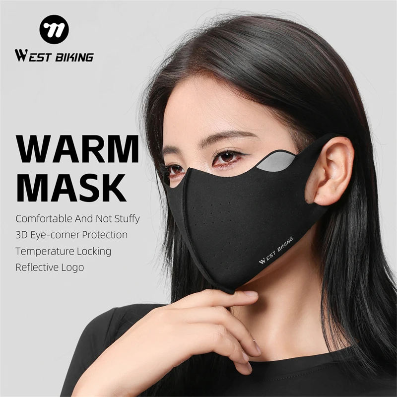 

Autumn Winter Breathable Face Mask Skin-Friendly Elastic Fabric Windproof Dust Protection for Cycling Running Outdoor