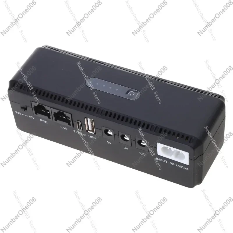 

Портативный ИБП для Wi-Fi-маршрутизатора, источник бесперебойного питания с аккумулятором большой емкости, универсальный многонапряжный выход 5 В, 9 В, 12 В