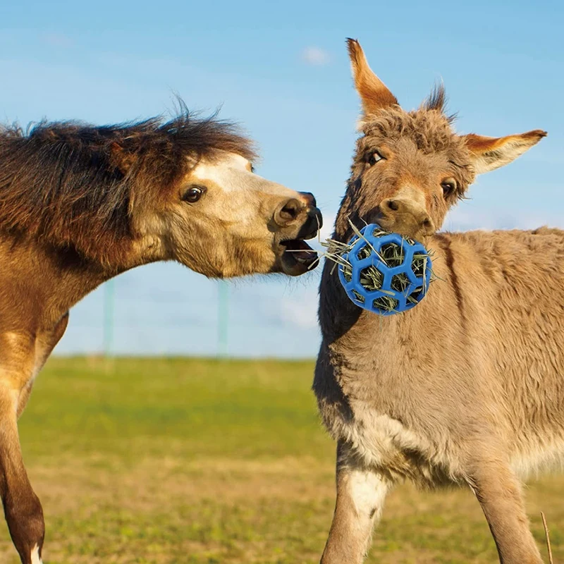 2 Packs Horse Treat Ball Hay Play Ball,Goat Hay Ball Hanging Feeding Toy For Sheep Horse Goat Feeder And Relieve Stress