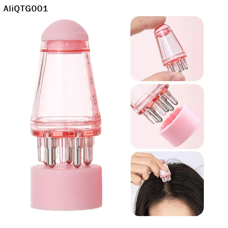 

6ML Hair Growth Scalp Applicator Comb Liquid Serum Oil Brush for Head Hair Regrowth Nourish Hair Roots Massager Comb