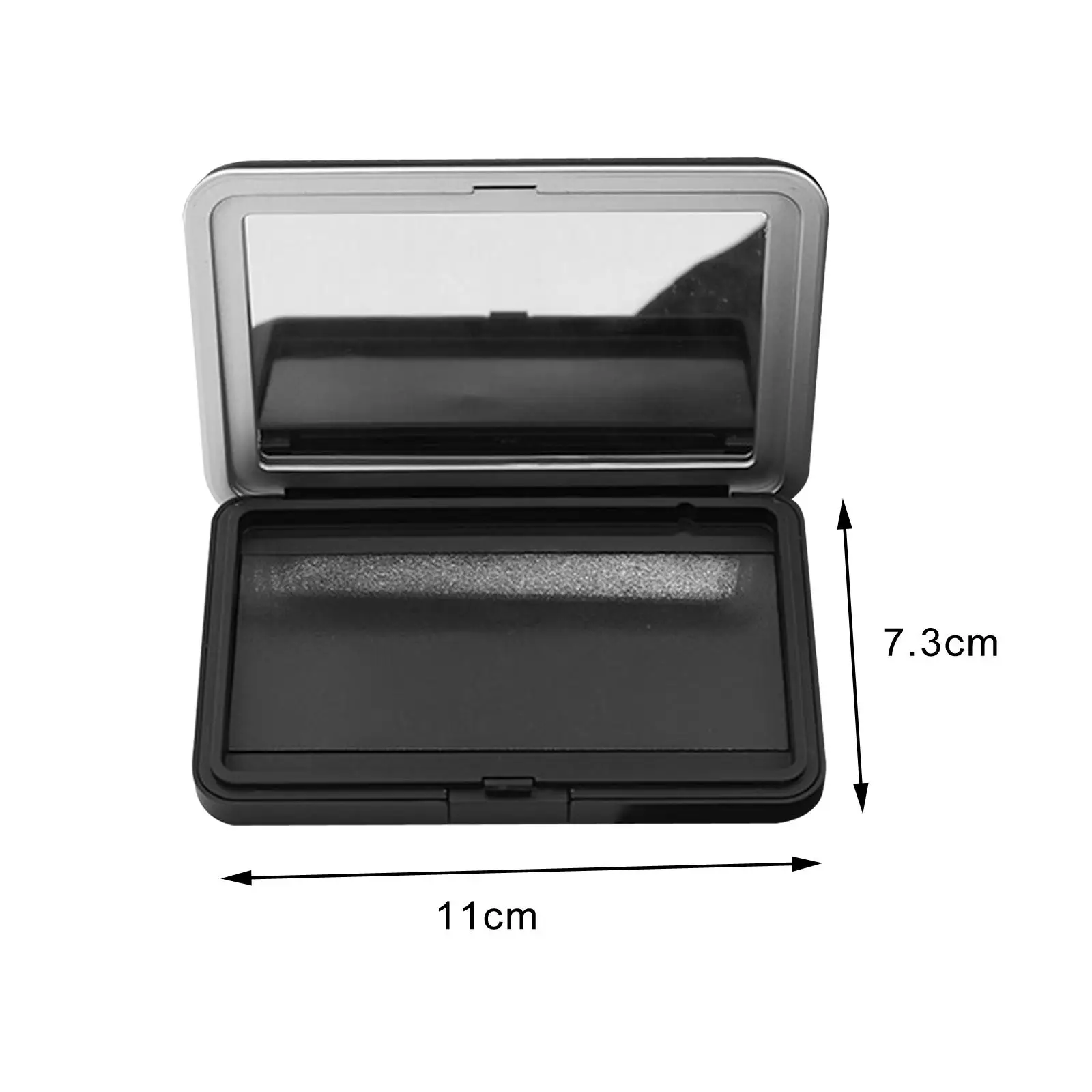 Compact Refillable Empty Eyeshadow Palette Customizable Makeup Storage Organizer for Beauty Lovers