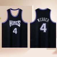 2025 Latest Summer Specials Popular Team King No. 4 No. 55 Mesh Vest Basketball Shirt Comfortable Sports Quick Dry Breathable