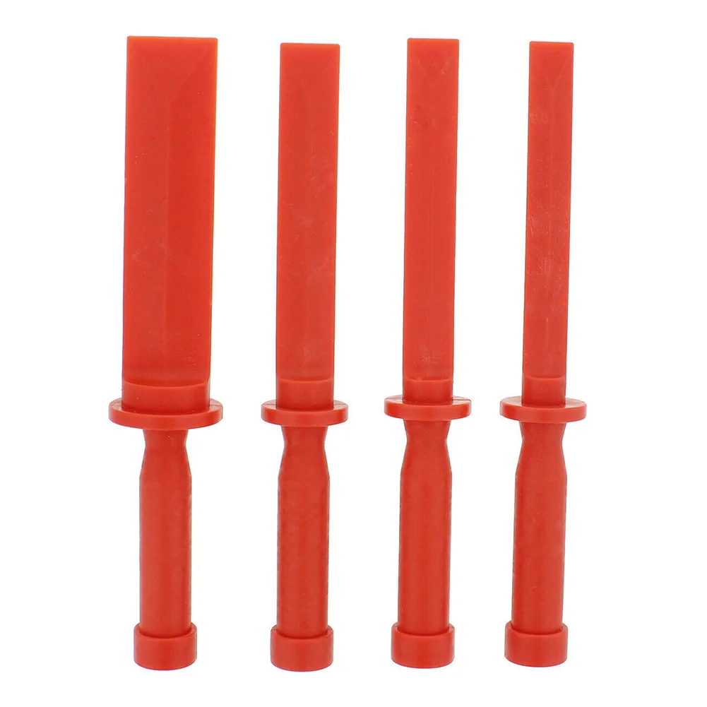 

Repair Tools Car Crowbar Red 4Pcs ABS Crowbar Accessories Auto Body Glass Blade Tool Chisel Scraper Set Brand New