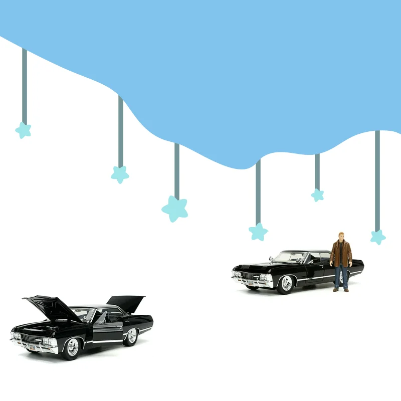 Jada 1:24 Scale 1967 Impala SS Sport Sedan Alloy Car Model Collectibles Toy Unique Gift Scene Simulation Ornament