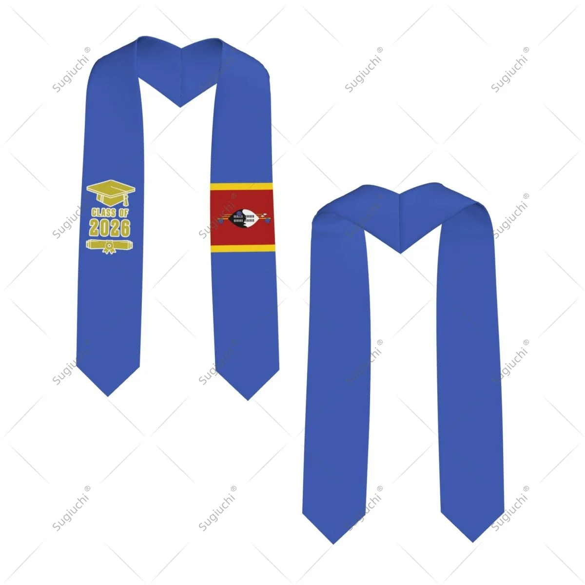 

Eswatini Flag Class Of 2026 Graduation Stole Sash Scarf For International Students Proud Ceremony Adult Unisex